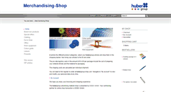 Desktop Screenshot of hubergroup-shop.com